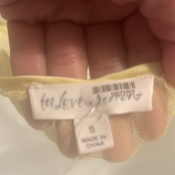 For love & lemon sunshine crop top small - Picture 4 of 13